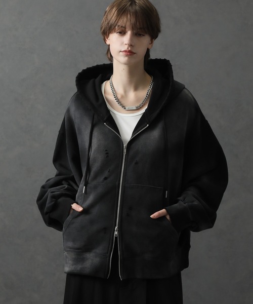 ELLUV/エルヴ】ヴィンテージフェード＆ダメージ加工 ショート