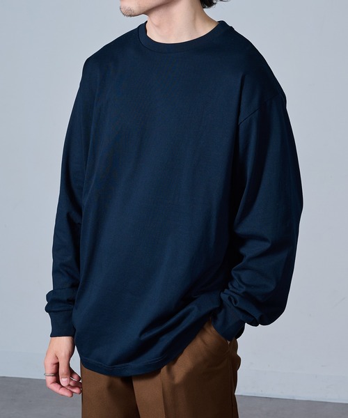 United Athle（ユナイテッドアスレ）の「【United Athle】6.5oz コンパクトコーマ ファインジャージー ロングスリーブT 長袖無地ロンT 1111（Tシャツ/カットソー・メンズ・ブラウン/ホワイト/ダークグリーン/ブラック/ネイビー/ブルー・S/XL/L/M）」の5枚目の写真