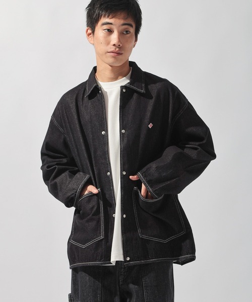 【DANTON】カバーオール DANTON(ダントン)】COTTON LINEN COVERALL SHIRT（カバーオール