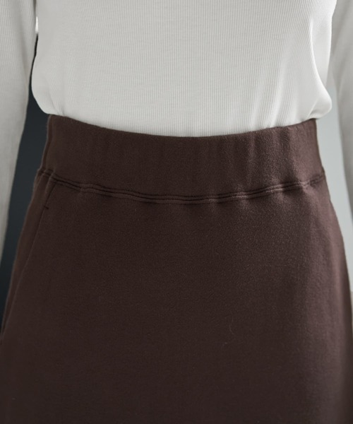 STYLE DELI(スタイルデリ)の「【Made in JAPAN】スウェットマキシ丈スカート/85cm(スカート・レディース・ブラウン・MEDIUM/SMALL)」の6枚目の写真