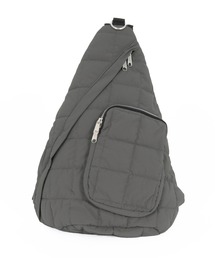 《ADAMPATEK》square quilt sling bag