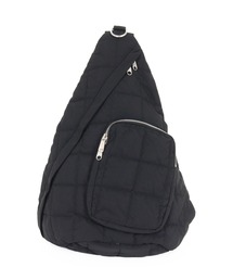 《ADAMPATEK》square quilt sling bag