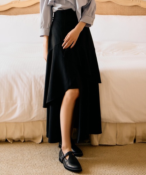 AND COUTURE（アンドクチュール）の「インナーミニティアードスカート（スカート・レディース・レッド/ブラウン/ブラック・MEDIUM/SMALL）」の20枚目の写真