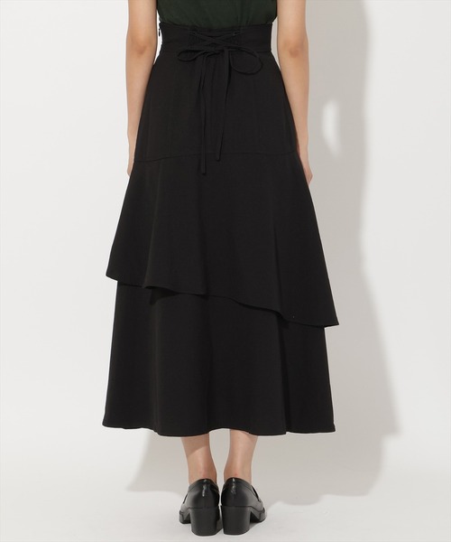 AND COUTURE（アンドクチュール）の「インナーミニティアードスカート（スカート・レディース・レッド/ブラウン/ブラック・MEDIUM/SMALL）」の14枚目の写真