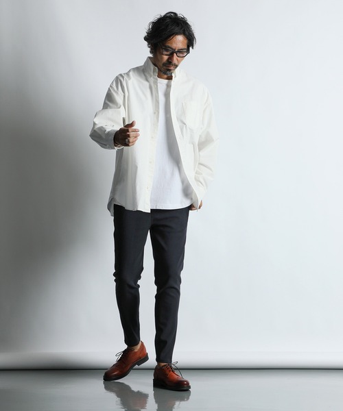 GUM STRETCH」BASIC SKINNY EASY CHINO PANTS：超伸縮「ガムストレッチ