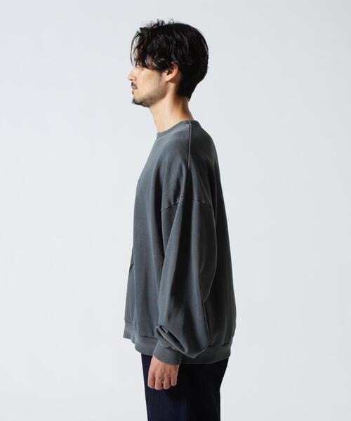 DANKE SCHON(ダンケシェーン)の「【WEB&DEPOT限定】DankeSchon/ダンケシェーン/PIGMENT SWEAT PUG(スウェット・メンズ・ベージュ/ブラック・M/L)」の4枚目の写真