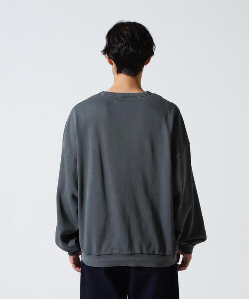 DANKE SCHON(ダンケシェーン)の「【WEB&DEPOT限定】DankeSchon/ダンケシェーン/PIGMENT SWEAT PUG(スウェット・メンズ・ベージュ/ブラック・M/L)」の5枚目の写真