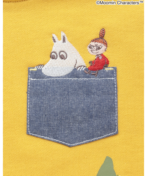 kladskap(クレードスコープ)の「【MOOMIN】ムーミンポケットトレーナー(スウェット・キッズ・ホワイト系その他/マスタード・90cm/100cm/110cm/120cm/80cm)」の5枚目の写真