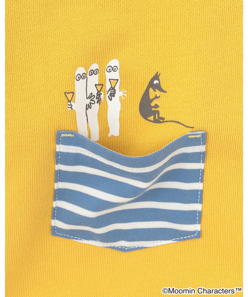 kladskap(クレードスコープ)の「【MOOMIN】ムーミンポケットトレーナー(スウェット・キッズ・ホワイト系その他/マスタード・90cm/100cm/110cm/120cm/80cm)」の6枚目の写真