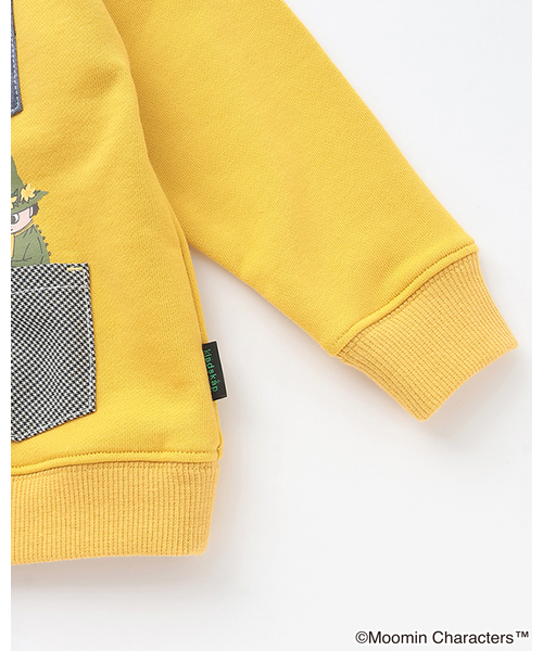 kladskap(クレードスコープ)の「【MOOMIN】ムーミンポケットトレーナー(スウェット・キッズ・ホワイト系その他/マスタード・90cm/100cm/110cm/120cm/80cm)」の8枚目の写真