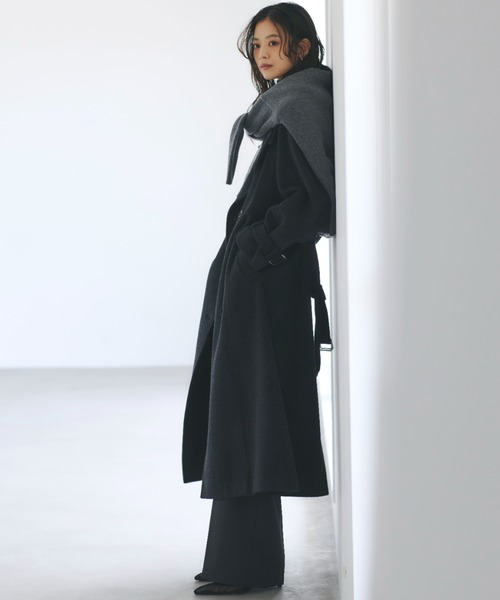 DRESSEDUNDRESSED ウールトレンチコート DRESSEDUNDRESSED ウール トレンチコート