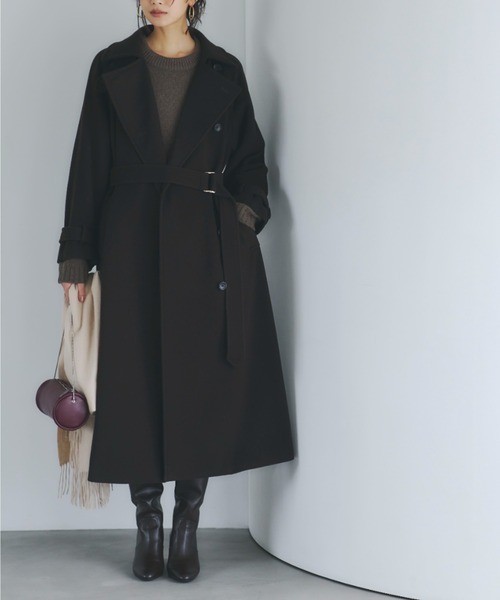 ウールトレンチコート（トレンチコート）｜anuans（アニュアンス）の
