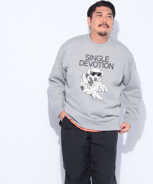 PIMLICO(ピムリコ)の「PIMLICO (ピムリコ) 裏起毛 ソフトタッチ デザインプリント スウェットトレーナー(スウェット・メンズ・B/A/F/E/D/C・X3(6L~7L)/X2(4L~5L)/X1(3L~4L)/X4(8L~9L))」の9枚目の写真