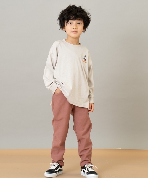 and D. petit main（アンドディープティマイン）の「カットツイルスリムパンツ（その他パンツ・キッズ・ピンク/ライトグレー/ベージュ/ネイビー/ブラック・120cm/110cm/90cm/100cm/140cm/130cm）」の19枚目の写真