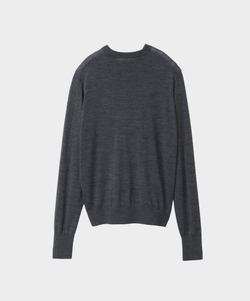 CINOH（チノ）の「KNIT CARDIGAN（カーディガン/ボレロ・レディース・チャコールグレー/ブラウン・38）」の3枚目の写真