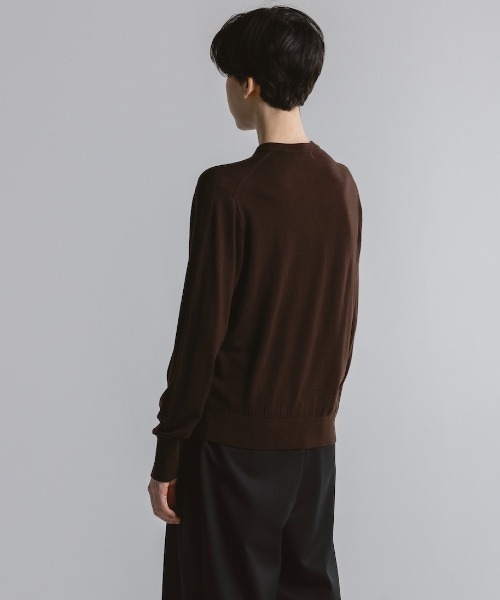 CINOH（チノ）の「KNIT CARDIGAN（カーディガン/ボレロ・レディース・チャコールグレー/ブラウン・38）」の11枚目の写真