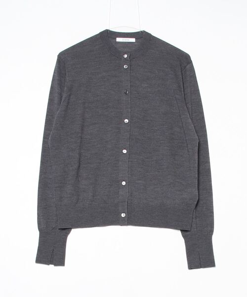 CINOH（チノ）の「KNIT CARDIGAN（カーディガン/ボレロ・レディース・チャコールグレー/ブラウン・38）」の8枚目の写真