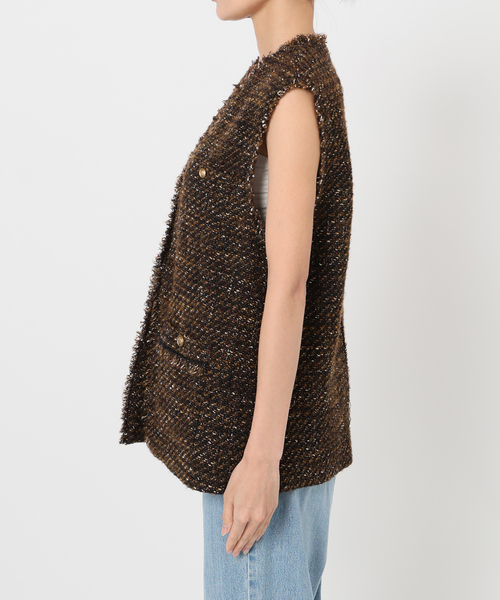 セール】GIOLICA ツイードベスト（その他アウター）｜IENA（イエナ）の