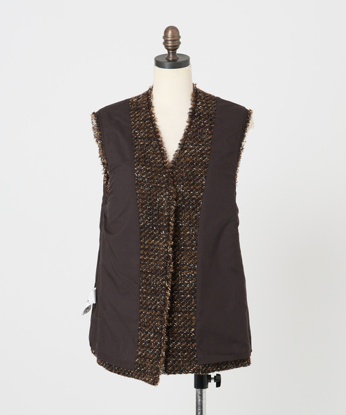 セール】GIOLICA ツイードベスト（その他アウター）｜IENA（イエナ）の