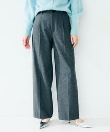 UNTITLED（アンタイトル）の「【ワイド/後ろゴム/シーズンレス】シルクネップツイードパンツ（その他パンツ）」