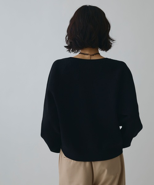 ELLEgirl（エルガール）の「トグル釦デザインカーディガン【ELLEgirl/エルガール】（カーディガン/ボレロ・レディース・レッド/杢グレー/ブラック/サックスブルー/アイボリー・FREE）」の13枚目の写真