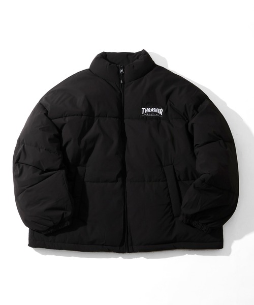 THRASHER キルティングジャケット ブラック セール】【THRASHER/スラッシャー】コットンライク タイプライター