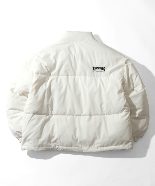 THRASHER(スラッシャー)の「【THRASHER/スラッシャー】コットンライク タイプライター 中綿パファージャケット(ダウンジャケット/コート・メンズ・ブラック/ホワイト・L/M/XL)」の20枚目の写真