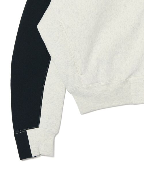 N.HOOLYWOOD（N.ハリウッド）の「HIGHNECK ZIP UP SWEATSHIRT（スウェット・メンズ・チャコール/オートミール・L/M/S）」の7枚目の写真