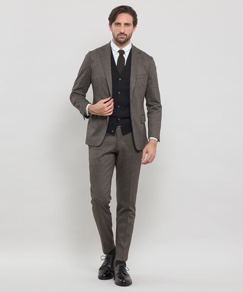 MACKINTOSH LONDON(マッキントッシュ ロンドン)の「【WEB・一部店舗限定】【FLEX JERSEY】千鳥ジャージーセットアップパンツ(その他パンツ・メンズ・ネイビー/ブラウン系その他5・78/86/82/90/94)」の12枚目の写真