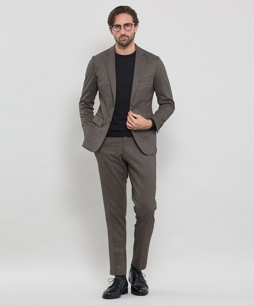 MACKINTOSH LONDON(マッキントッシュ ロンドン)の「【WEB・一部店舗限定】【FLEX JERSEY】千鳥ジャージーセットアップパンツ(その他パンツ・メンズ・ネイビー/ブラウン系その他5・78/86/82/90/94)」の11枚目の写真
