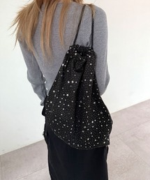 4INT.（フォイント）の「トウィンクル スター スパークル ストリング ナップサック（バックパック/リュック）」