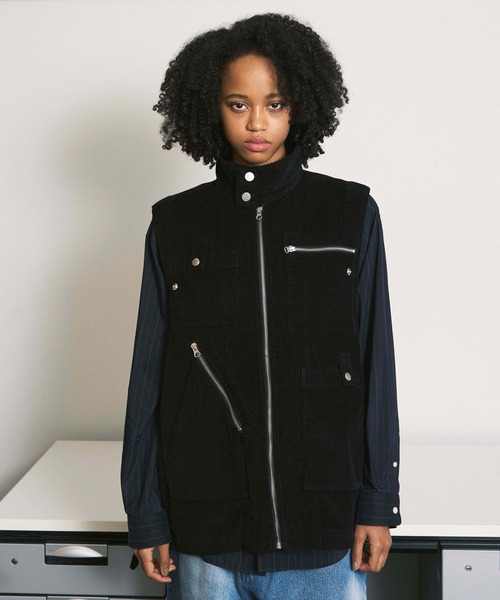 PHINGERIN(フィンガリン)の「【PHINGERIN/フィンガリン】DOUBLE CORD JACKET(ブルゾン・メンズ・ブラック/ベージュ・M/L)」の10枚目の写真