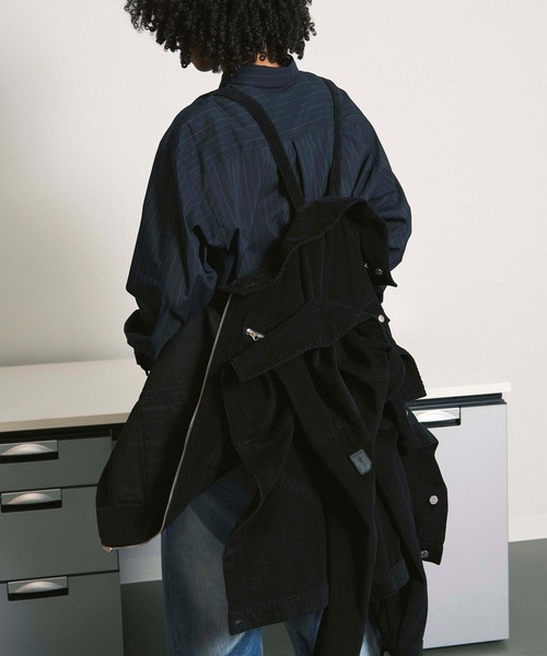 PHINGERIN(フィンガリン)の「【PHINGERIN/フィンガリン】DOUBLE CORD JACKET(ブルゾン・メンズ・ブラック/ベージュ・M/L)」の14枚目の写真