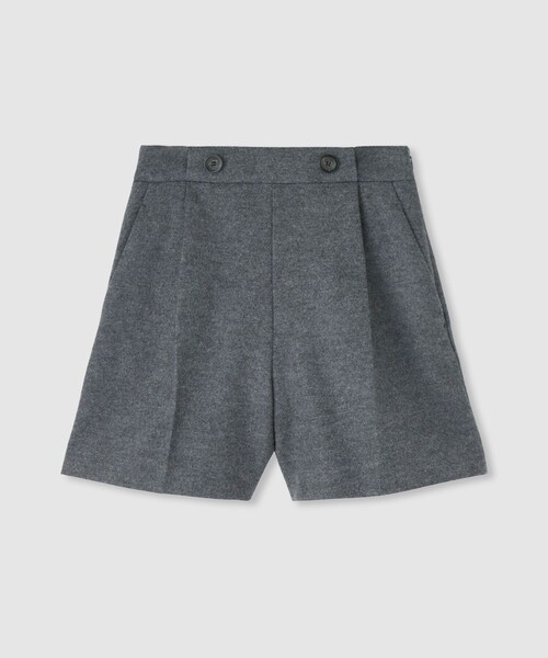 allureville(アルアバイル)の「メルトンショートパンツ(その他パンツ・レディース・ブラック/ベージュ/グレー系その他・2/1)」の1枚目の写真