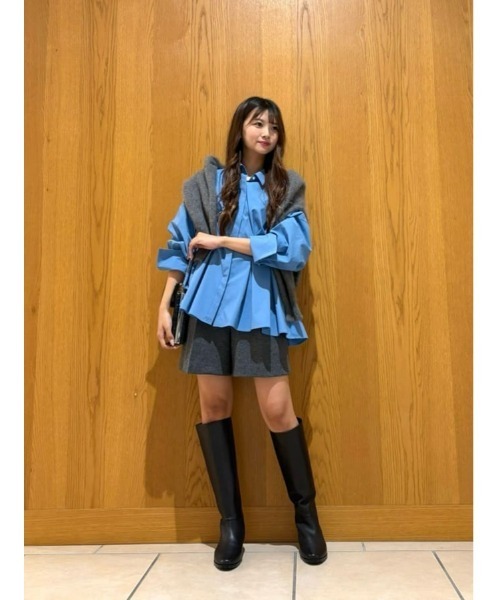 allureville(アルアバイル)の「メルトンショートパンツ(その他パンツ・レディース・ブラック/ベージュ/グレー系その他・2/1)」の5枚目の写真
