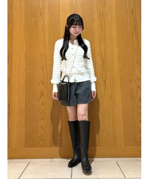 allureville(アルアバイル)の「メルトンショートパンツ(その他パンツ・レディース・ブラック/ベージュ/グレー系その他・2/1)」の4枚目の写真