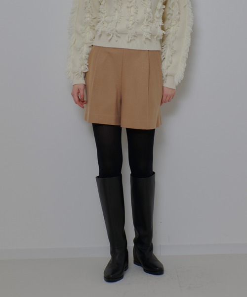 allureville(アルアバイル)の「メルトンショートパンツ(その他パンツ・レディース・ブラック/ベージュ/グレー系その他・2/1)」の6枚目の写真