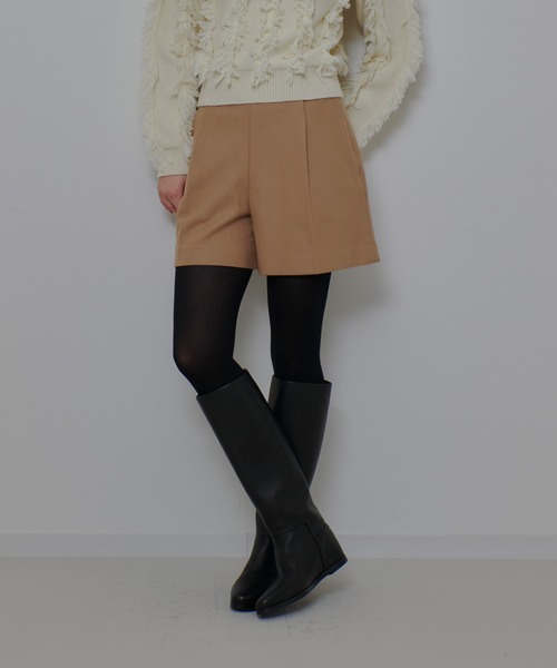 allureville(アルアバイル)の「メルトンショートパンツ(その他パンツ・レディース・ブラック/ベージュ/グレー系その他・2/1)」の7枚目の写真