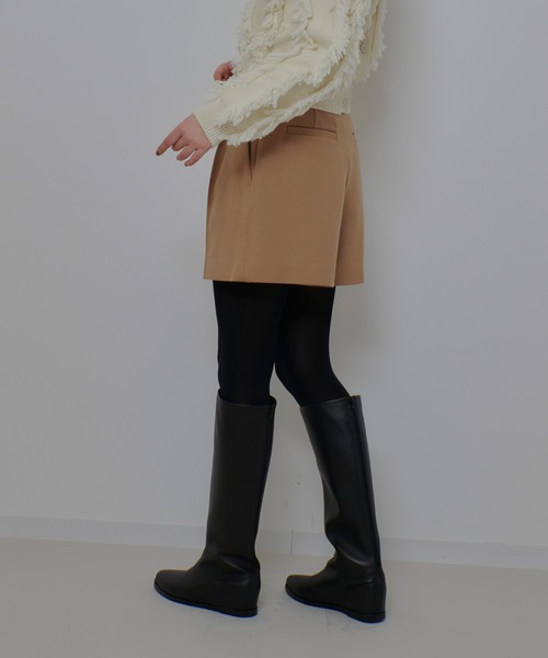 allureville(アルアバイル)の「メルトンショートパンツ(その他パンツ・レディース・ブラック/ベージュ/グレー系その他・2/1)」の8枚目の写真
