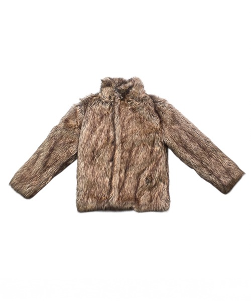 ACLENT Fauxファースタンドカラーコート【新品未使用タグ付き】 ACLENT（アクレント） コート アウター Fauxファースタンドカラー