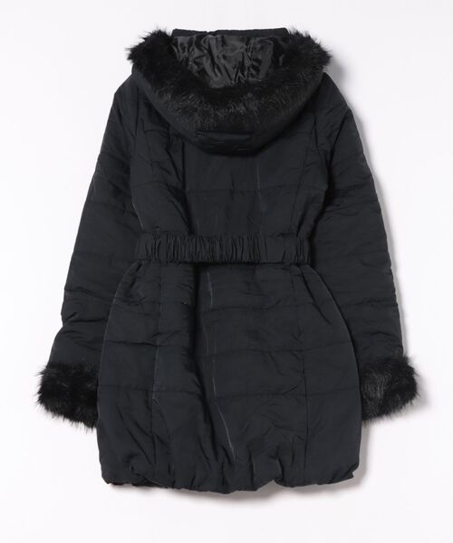 セール】《ファーフード×ベルト付き》レディース 中綿ロングコート 冬