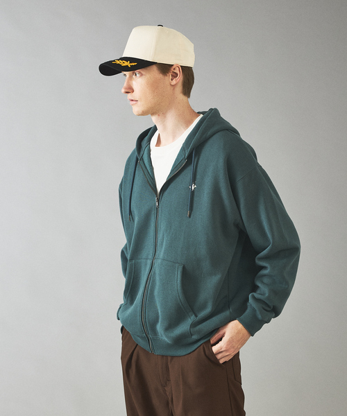 BEVERLY HILLS POLO CLUB(ビバリーヒルズポロクラブ)の「【BH POLO/ビバリーヒルズポロクラブ】裏毛ジップパーカー/ユニセックス(パーカー・メンズ・アイボリー/ブラック/ブルー/グリーン・M/L/XL)」の22枚目の写真