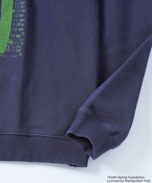 Keith Haring（キース・ヘリング）の「Keith Haring / キース・へリング プリント スウェット（スウェット・メンズ・コバルトブルー/ホワイト/ホワイト系その他/ブラウン/ブラック系その他/ブラック・MEDIUM/LARGE）」の12枚目の写真