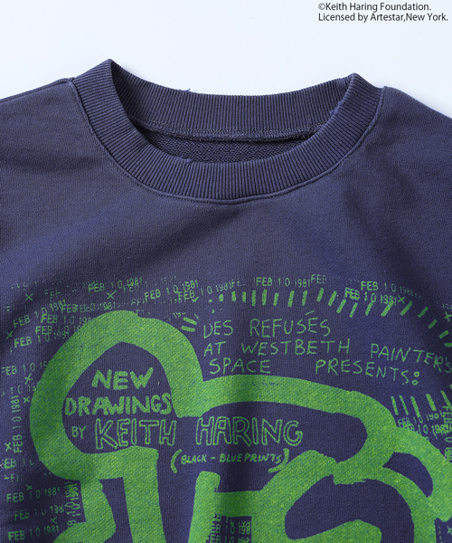 Keith Haring（キース・ヘリング）の「Keith Haring / キース・へリング プリント スウェット（スウェット・メンズ・コバルトブルー/ホワイト/ホワイト系その他/ブラウン/ブラック系その他/ブラック・MEDIUM/LARGE）」の11枚目の写真