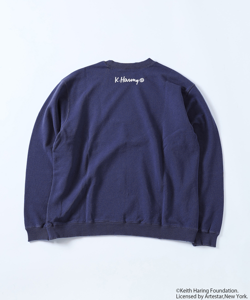 Keith Haring（キース・ヘリング）の「Keith Haring / キース・へリング プリント スウェット（スウェット・メンズ・コバルトブルー/ホワイト/ホワイト系その他/ブラウン/ブラック系その他/ブラック・MEDIUM/LARGE）」の10枚目の写真