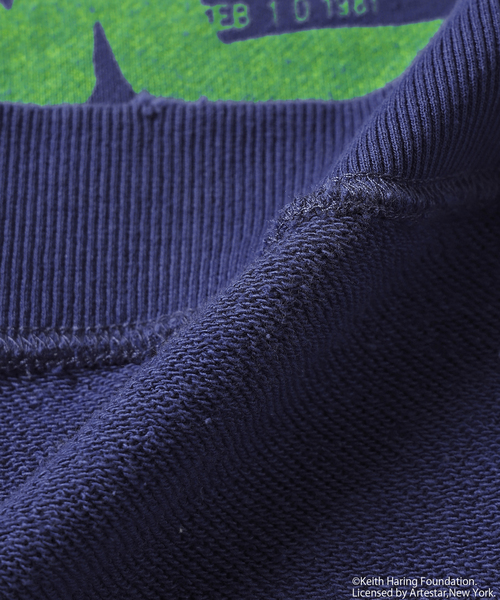 Keith Haring（キース・ヘリング）の「Keith Haring / キース・へリング プリント スウェット（スウェット・メンズ・コバルトブルー/ホワイト/ホワイト系その他/ブラウン/ブラック系その他/ブラック・MEDIUM/LARGE）」の8枚目の写真