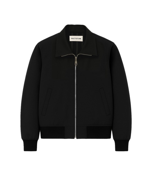FACTOTUM(ファクトタム)の「【FACTOTUM】 Serge Flight Jacket(ミリタリージャケット・メンズ・ブラック/カーキ・46/48)」の1枚目の写真