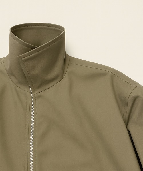 FACTOTUM(ファクトタム)の「【FACTOTUM】 Serge Flight Jacket(ミリタリージャケット・メンズ・ブラック/カーキ・46/48)」の8枚目の写真
