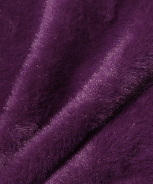 ESTNATION（エストネーション）の「ESTNATION / ダブルフェイス ファー ショートアウター（その他アウター・レディース・アイボリー/パープル/ネイビー・FREE）」の16枚目の写真