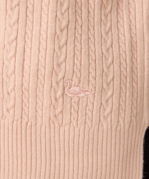 DECOY SINCE 1981(デコイシンスイチキュウハチイチ)の「【優しげな色合いが好印象】ケーブル編みハイネックニット【洗える】(ニット/セーター・レディース・ピンク/ベージュ/グレー/ブルー・LL/L/M)」の22枚目の写真